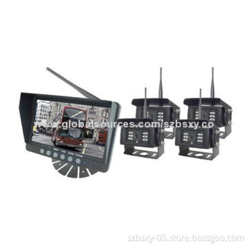7-inch 2.4G Wireless Camera Systems for Long Trailer
